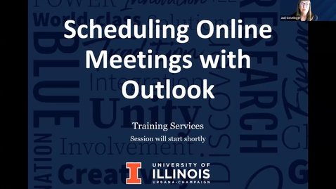 Thumbnail for Scheduling Online Meetings with Outlook