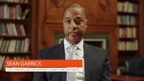 Thumbnail for Vice Chancellor for Diversity, Equity and Inclusion: Sean Garrick