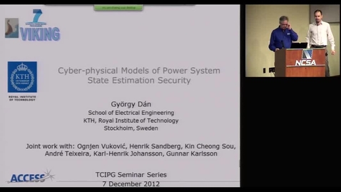 Thumbnail for Cyber-Physical Models of Power System State Estimation Security