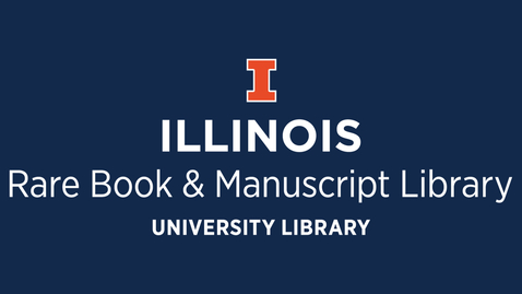 Thumbnail for Welcome to the Rare Book &amp; Manuscript Library