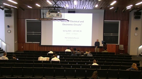 Thumbnail for ECE 205 Spring 2025 - Lecture 20