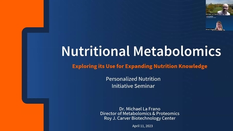 Thumbnail for Michael La Frano April 11 2023 seminar