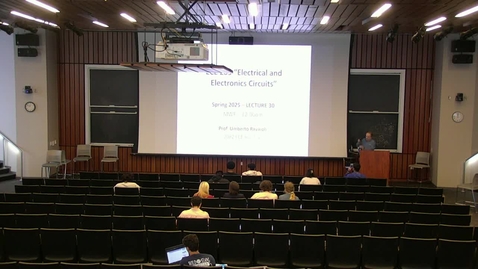 Thumbnail for ECE 205 Spring 2025 - Lecture 30