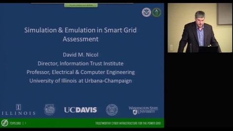 Thumbnail for Simulation &amp; Emulation in Smart Grid Assessment