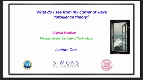 Thumbnail for Gigliola Staffilani - 2025 Trjitzinsky Memorial Lecture Part 1